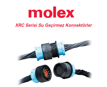 Molex XRC Serisi Su Geçirmez Konnektörler, Araçüstü Uygulamalar için Su Geçirmez Konnektörler, Özel Araç Uygulamaları için Su Geçirmez Konnektörler, Dairesel Konnektörler, Bayonet Bağlantı Su Geçirmez Konnektörler